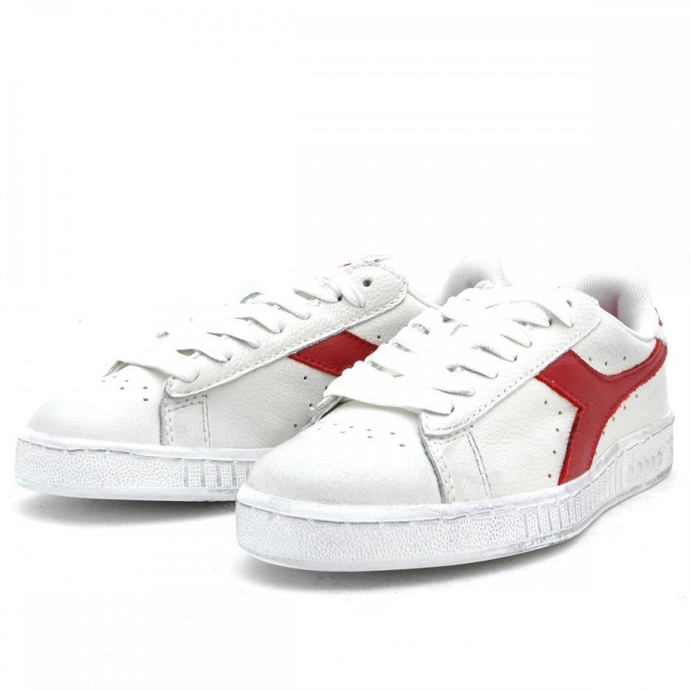 diadora game l waxed uomo arancione