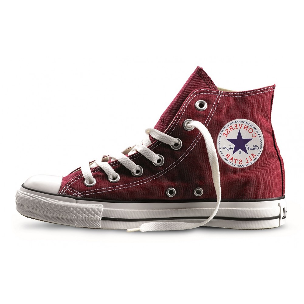 converse bordeaux alte uomo