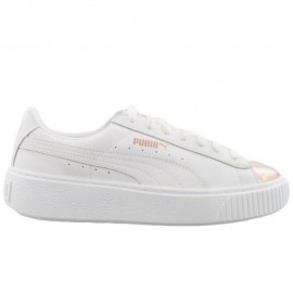 puma basket platform metallic donna puma basket platform metallic donna