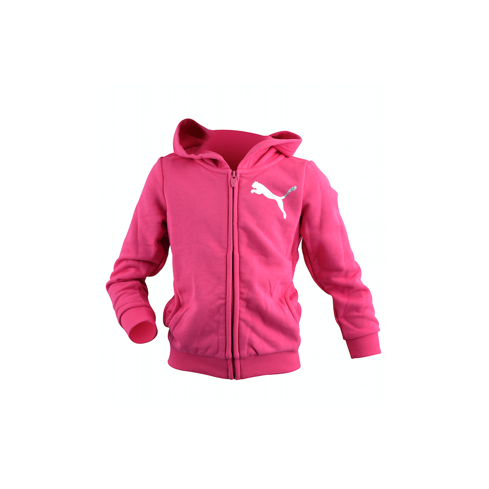 felpa puma bambino arancione