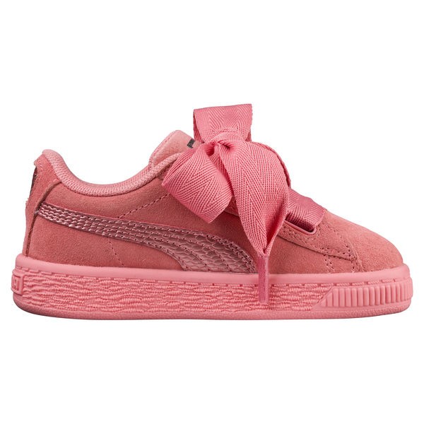 puma suede heart bambino verde