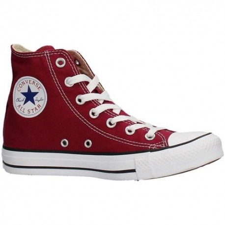 converse all star hi canvas rosso