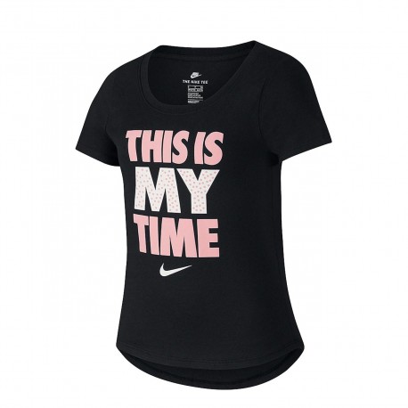 nike t shirt bambino nere