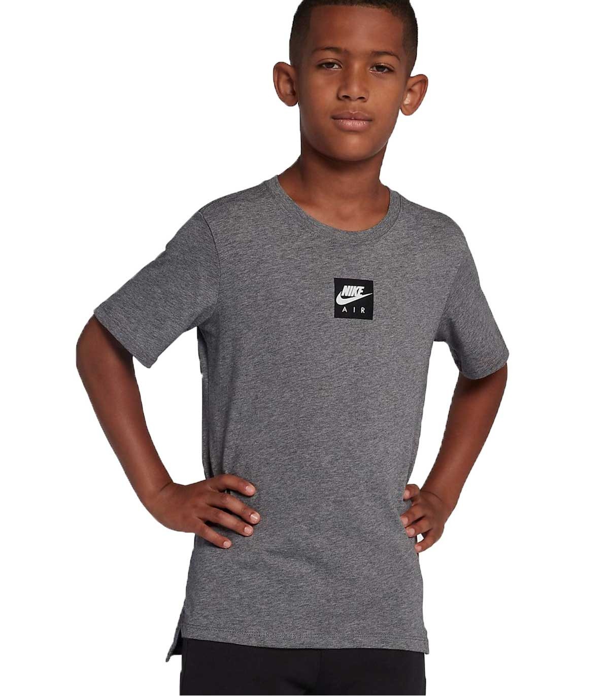 t shirt nike bambino grigio