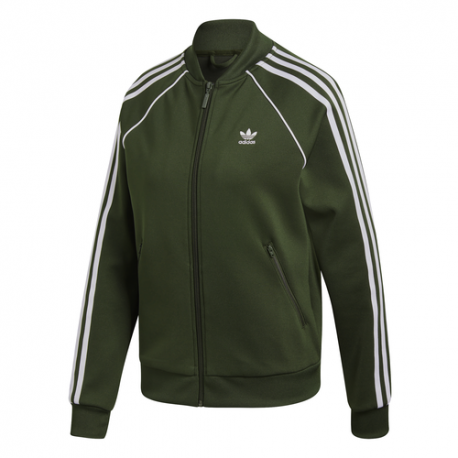 felpa adidas con zip verde