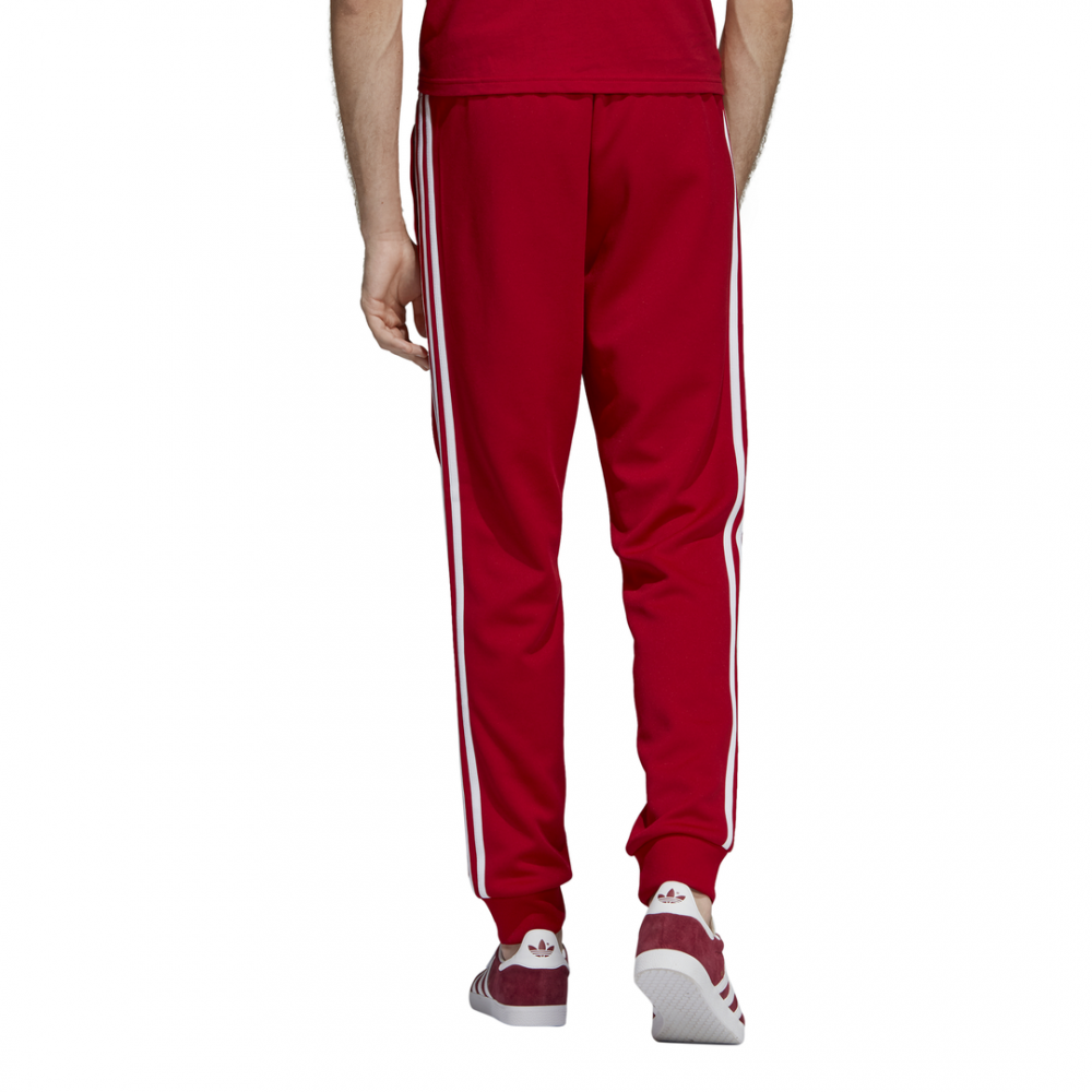 pantalone rosso adidas