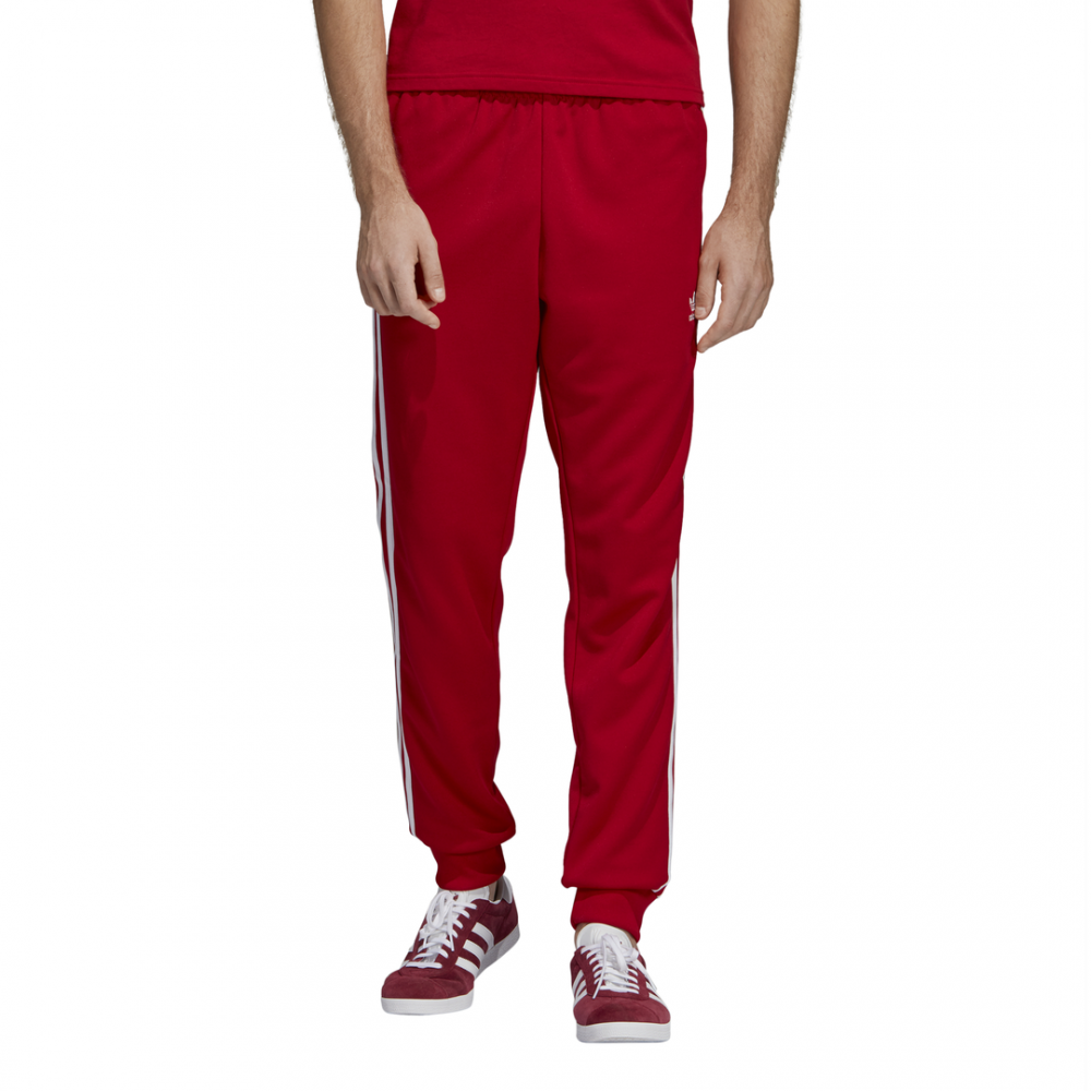 pantaloni adidas rossi uomo