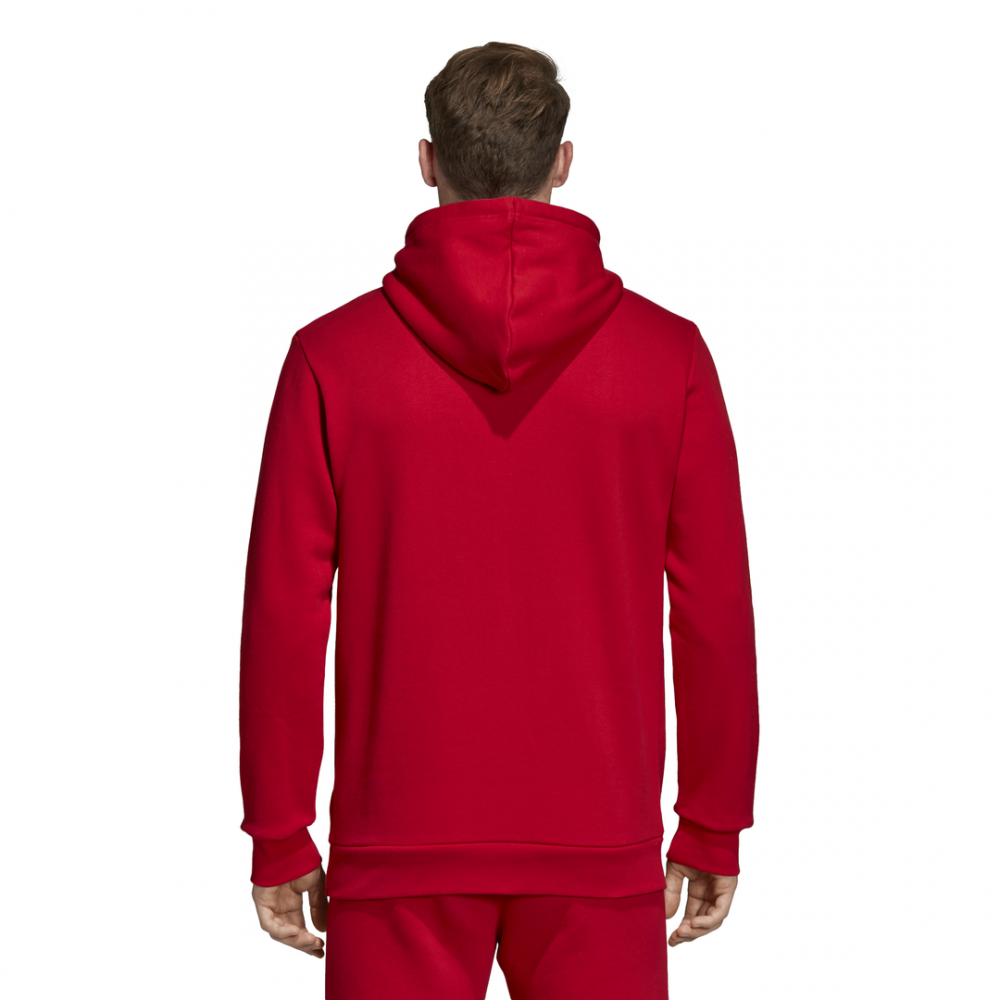 sportshock ADIDAS originals felpa trefoil hoodie rosso uomo dx3614 