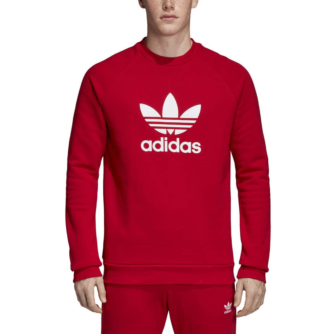 felpe rosse adidas