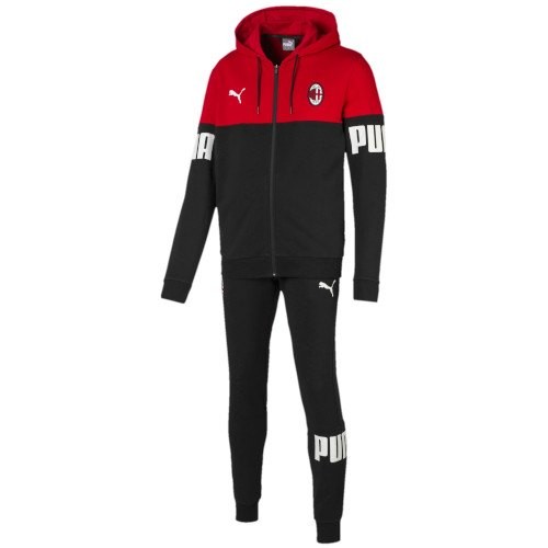 tuta puma nera arancione