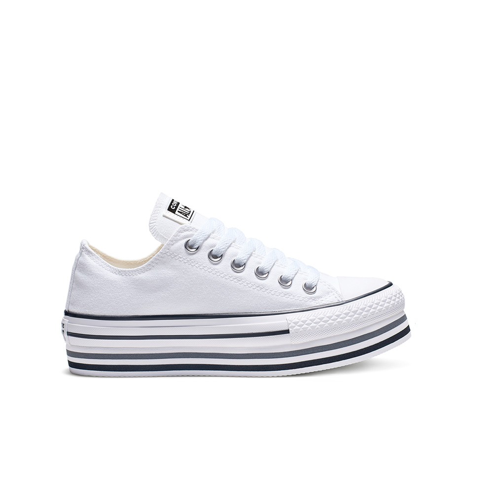 converse bianche doppia suola 90