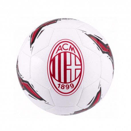 Calcio Puma Pallone Da Calcio Milan Fan Bianco Rosso Unisex 0830690