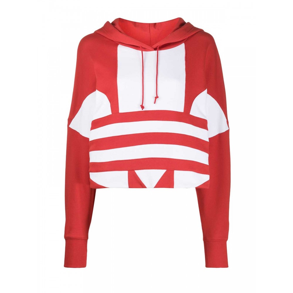 felpa adidas rossa donna